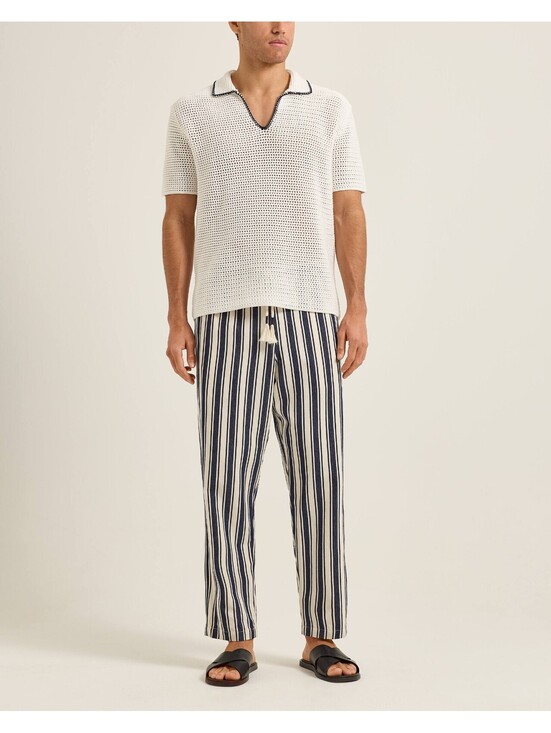 Orlebar Brown Other - ORLEBAR BROWN Sonoran Striped Cotton-Canvas Drawstring Trousers Size 32